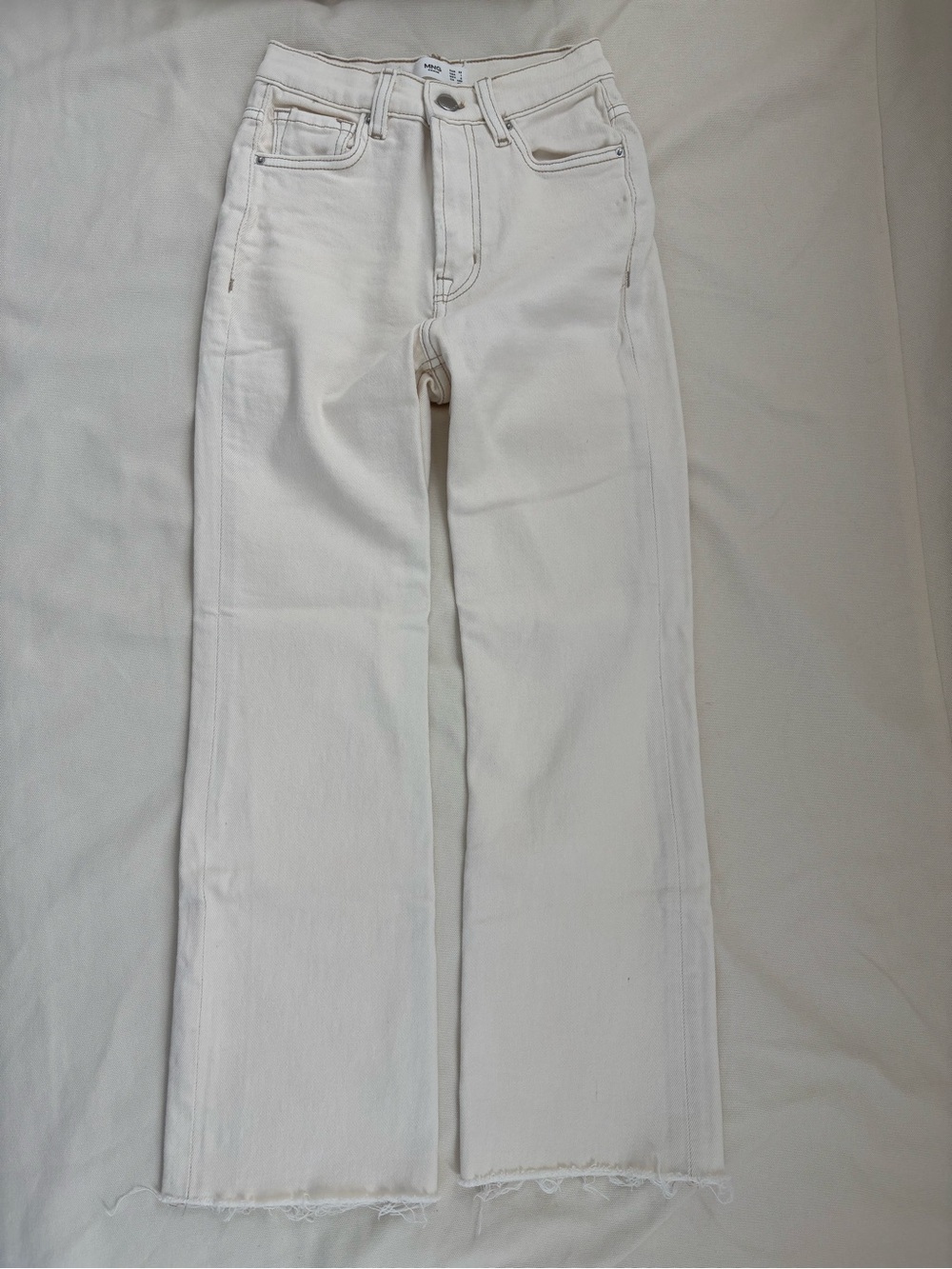 Mango White Denim